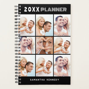 Creëer Uw eigen 9 Fotocollage Naam 2023 Dag Planner