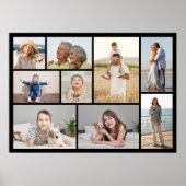 Creëer Uw eigen 9 Fotocollage Poster (Voorkant)