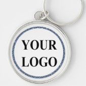 Creëer Uw eigen aandenken Foto Gepersonaliseerde L Sleutelhanger (Voorkant)