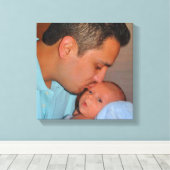 Creëer Uw eigen aandenken Fotocanvas Canvas Afdruk (Insitu (Houten vloer))