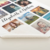 Creëer Uw eigen aangepast 12 Fotoverzamelherinneri Sherpa Deken (3/4)