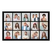 Creëer Uw eigen Aangepast 15 Fotocollage Foto Afdruk (Voorkant)