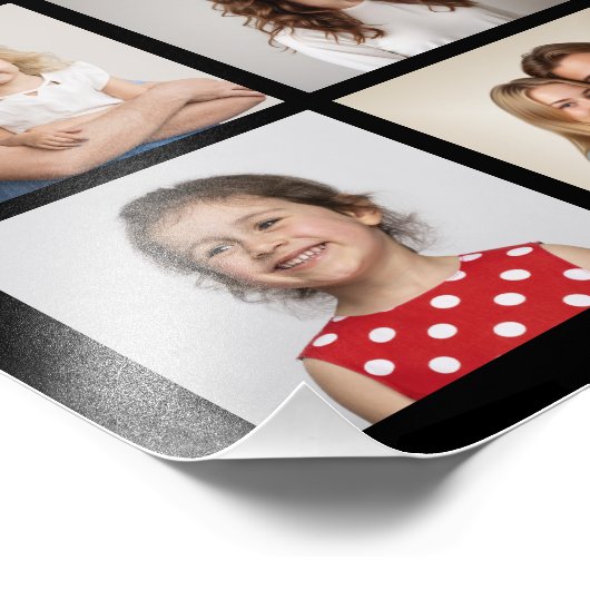 Creëer Uw eigen Aangepast 15 Fotocollage Foto Afdruk (Hoek)