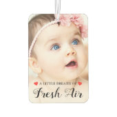 Creëer uw eigen | Aangepast 2 foto Luchtverfrisser (Achterkant)