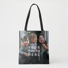 Creëer Uw eigen Aangepast 2-Foto Tote Bag