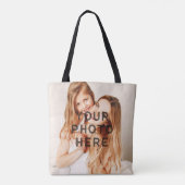 Creëer Uw eigen Aangepast 2-Foto Tote Bag (Achterkant)