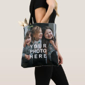 Creëer Uw eigen Aangepast 2-Foto Tote Bag (Dichtbij)