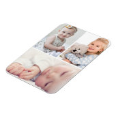 Creëer Uw eigen Aangepast 3 Familie Foto Magnet Magneet (Linkerzijde)