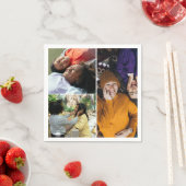 Creëer Uw eigen Aangepast 3 Fotocollage Servet (Insitu)