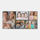 Creëer Uw eigen Aangepast 5 Fotocollage Bureaumat (Voorkant)