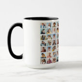 Creëer Uw eigen Aangepast 70 Fotocollage Mok (Links)