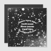 Creëer Uw eigen aangepast Afbeelding Magnetische K (Voorkant / Achterkant)