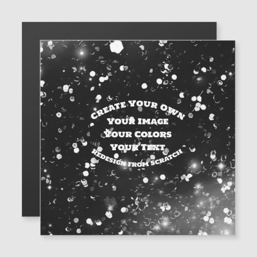 Creëer Uw eigen aangepast Afbeelding Magnetische K (Voorkant / Achterkant)