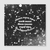 Creëer Uw eigen aangepast Afbeelding Magnetische K (Voorkant)