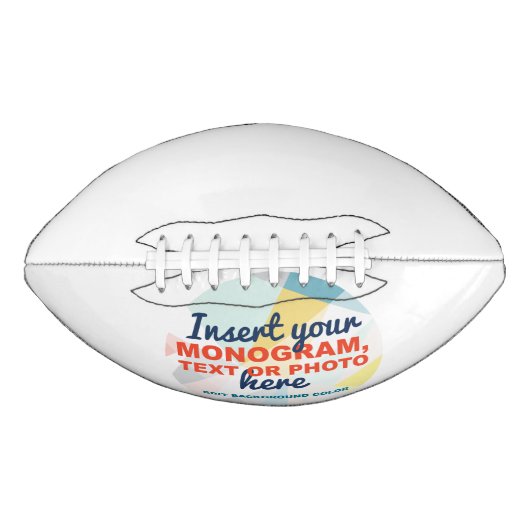 Creëer Uw eigen Aangepast American Football (Voorkant)