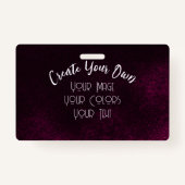 Creëer Uw eigen Aangepast Badge (Achterkant)