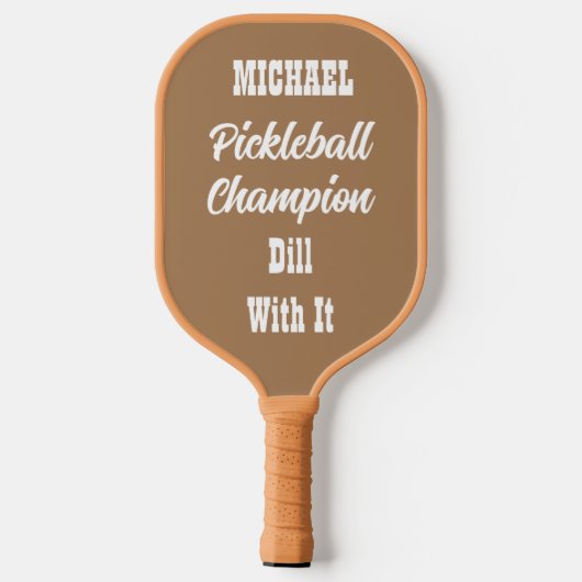 Creëer Uw eigen aangepast bericht Pickleball Paddle (Achterkant)