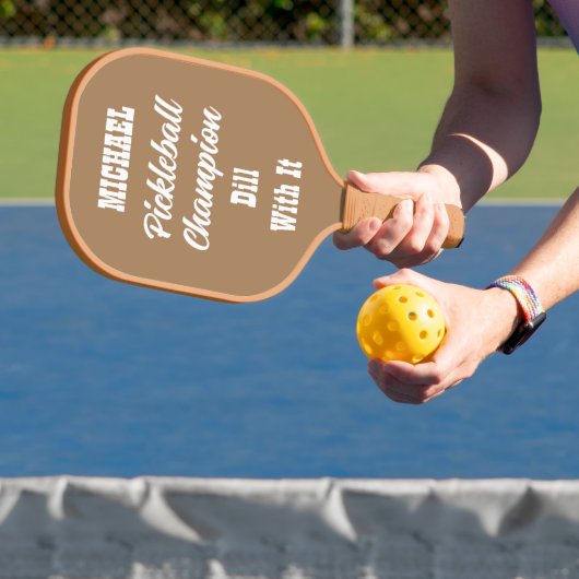 Creëer Uw eigen aangepast bericht Pickleball Paddle (Insitu)