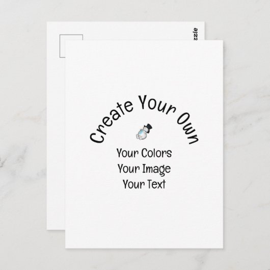 Creëer Uw eigen Aangepast Briefkaart (Voorkant / Achterkant)