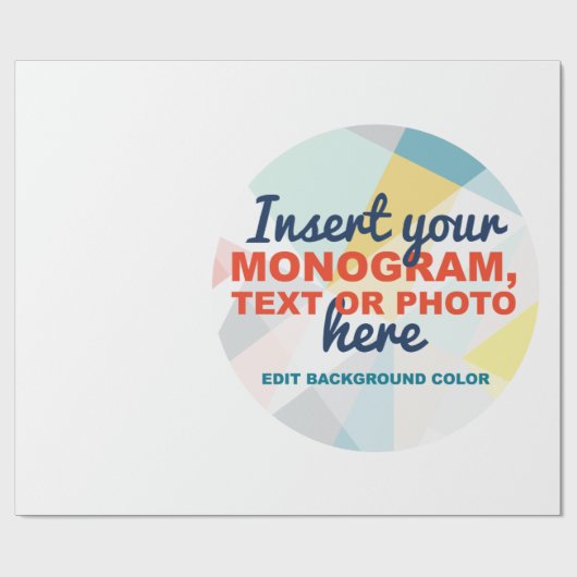 Creëer Uw eigen Aangepast Cadeaupapier (Vlak)