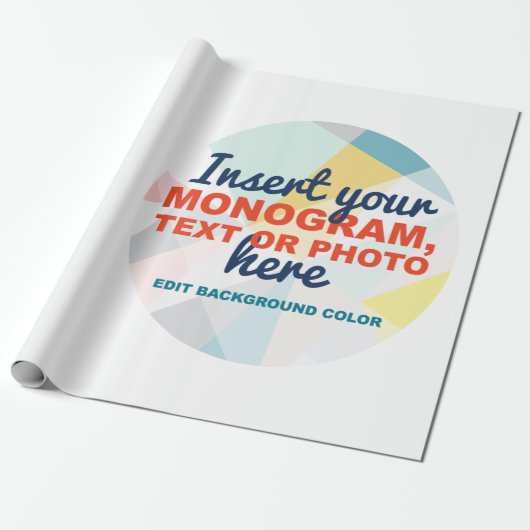 Creëer Uw eigen Aangepast Cadeaupapier (Uitgerold)