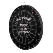 Creëer Uw eigen Aangepast Dartbord (Voorkant Rechts)