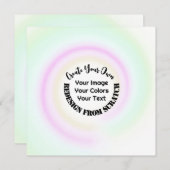 Creëer Uw eigen Aangepast Feestdagenkaart (Voorkant / Achterkant)