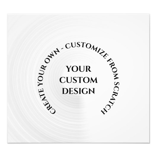 Creëer Uw eigen Aangepast Foto Afdruk (Voorkant)