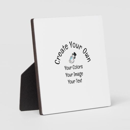 Creëer Uw eigen Aangepast Fotoplaat (Voorkant)