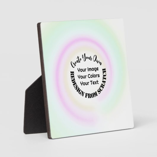 Creëer Uw eigen Aangepast Fotoplaat (Voorkant)