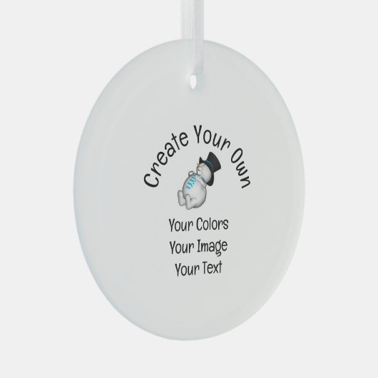 Creëer Uw eigen Aangepast Glas Ornament (Voorkant Rechts)