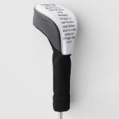 Creëer Uw eigen Aangepast Golfheadcover (Schuin)