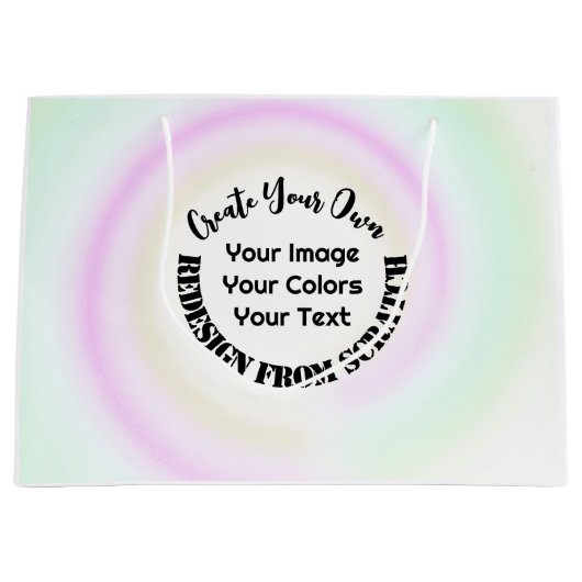 Creëer Uw eigen Aangepast Groot Cadeauzakje (Voorkant)