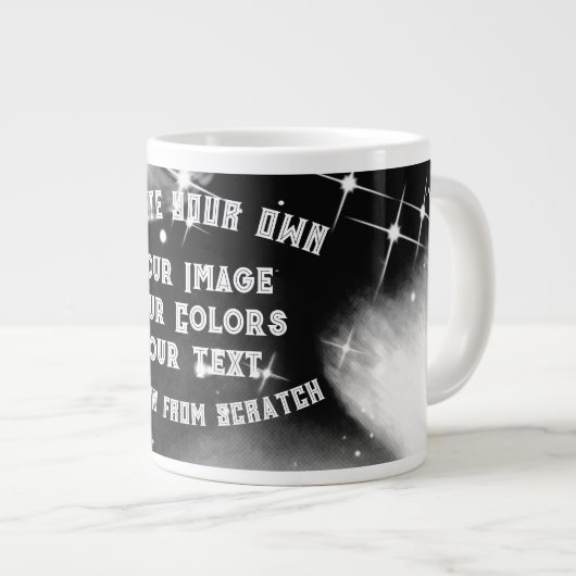 Creëer Uw eigen Aangepast Grote Koffiekop (Voorkant rechts)