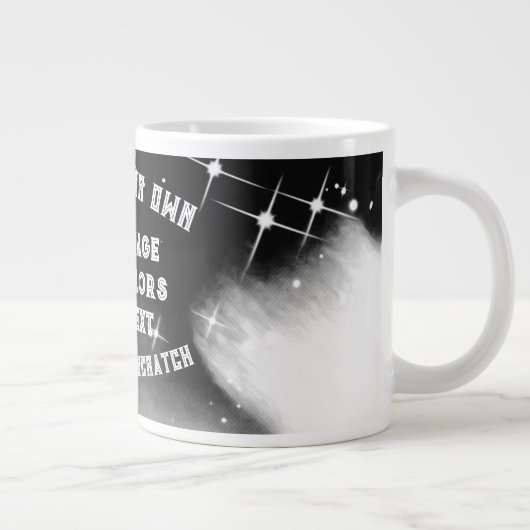 Creëer Uw eigen Aangepast Grote Koffiekop (Rechts)