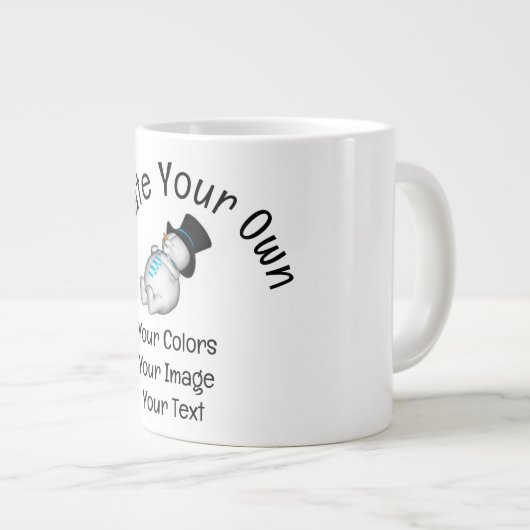 Creëer Uw eigen Aangepast Grote Koffiekop (Voorkant rechts)