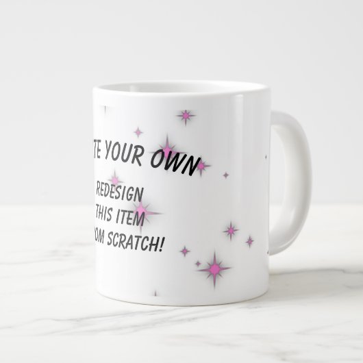 Creëer Uw eigen Aangepast Grote Koffiekop (Voorkant rechts)