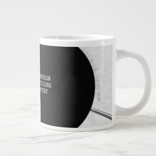 Creëer Uw eigen Aangepast Grote Koffiekop (Rechts)