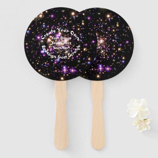 Creëer Uw eigen Aangepast Handwaaier (Voorkant en achterkant)