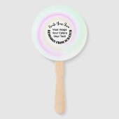 Creëer Uw eigen Aangepast Handwaaier (Voorkant)