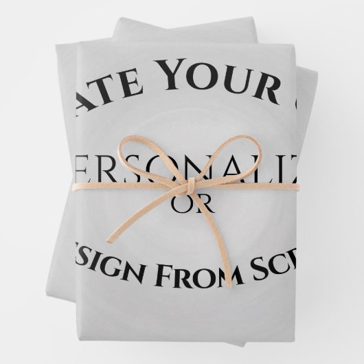 Creëer Uw eigen Aangepast Inpakpapier Vel (In situ)