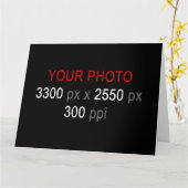 Creëer Uw eigen Aangepast Kaart (Gele Bloem)