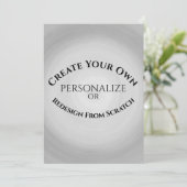 Creëer Uw eigen Aangepast Kaart (Staand voorkant)