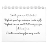 Creëer Uw eigen Aangepast Kalender (Hoes)