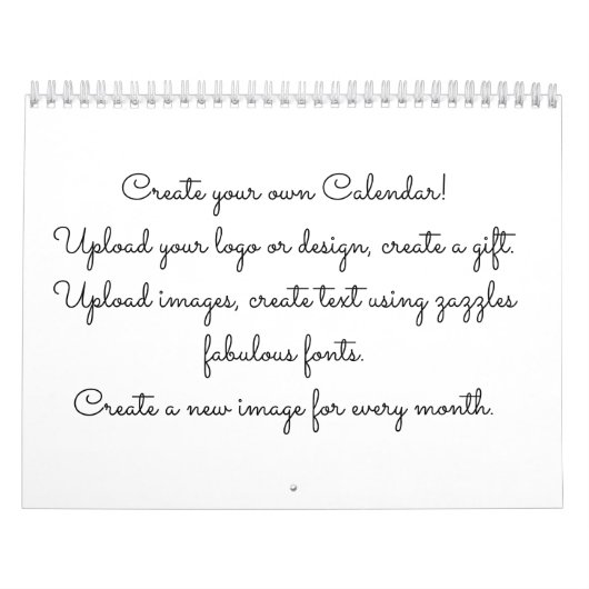 Creëer Uw eigen Aangepast Kalender (Hoes)