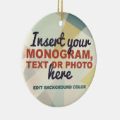 Creëer Uw eigen Aangepast Keramisch Ornament (Rechts)