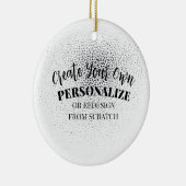 Creëer Uw eigen Aangepast Keramisch Ornament (Rechts)