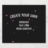 Creëer Uw eigen Aangepast Likeurfles Etiket (Enkel label)