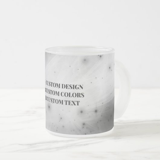 Creëer Uw eigen Aangepast Matglas Koffiemok (Voorkant rechts)