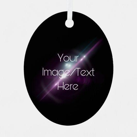 Creëer Uw eigen Aangepast Metalen Ornament (Voorkant)